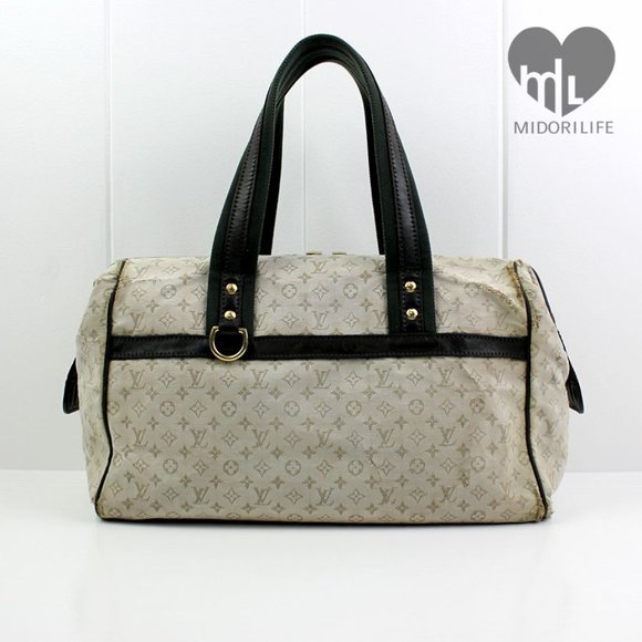 LOUIS VUITTON Vintage Monogram Mini Lin Canvas Josephine GM Shoulder Bag - Picture 3 of 16